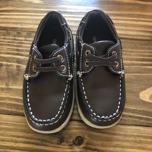 Toddler boy boat shoes